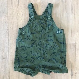 Carter’s Green Dinosaur Overalls